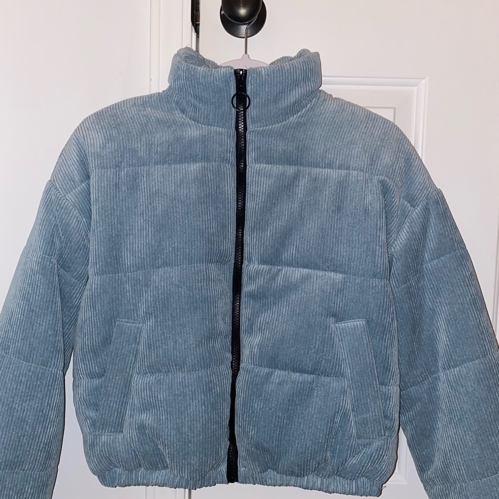 Blue Puffer Jacket - image 1